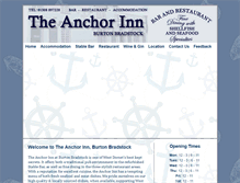 Tablet Screenshot of anchorinnburtonbradstock.co.uk